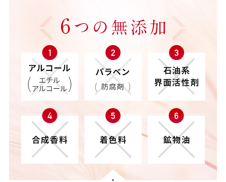 6つの無添加