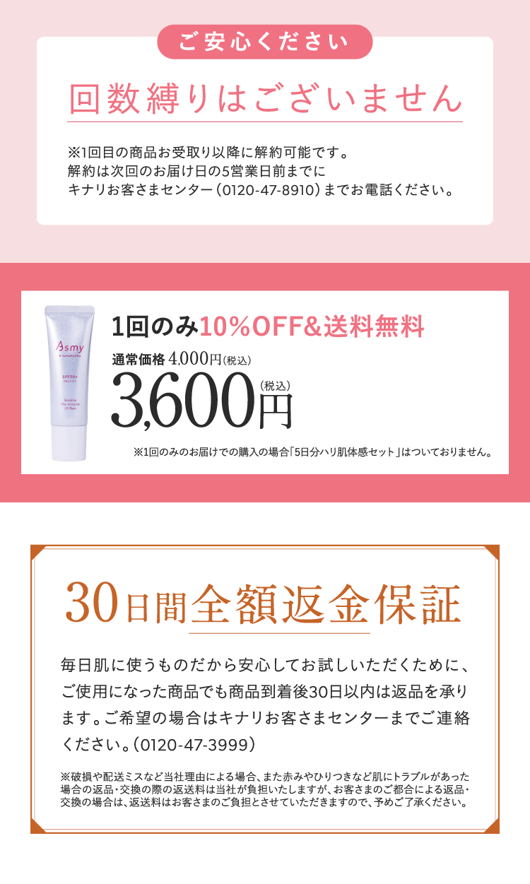 回数絞りはございません