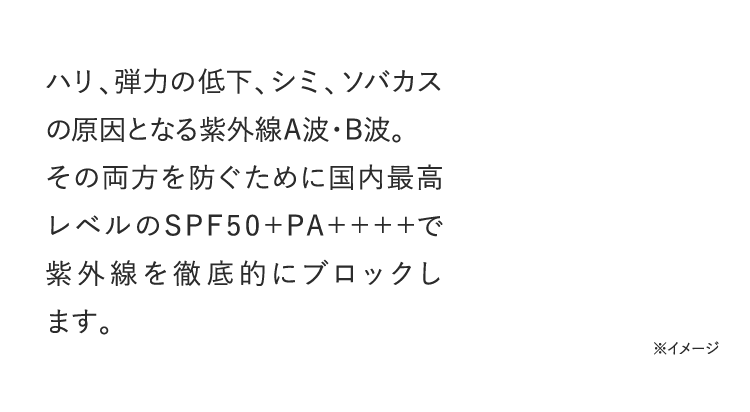 紫外線を徹底ブロック