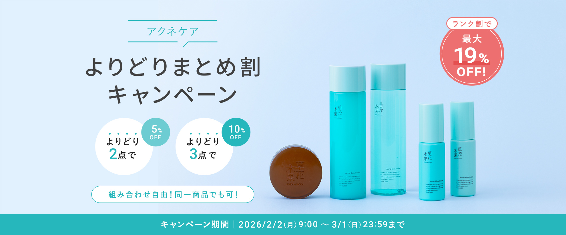 アクネまとめ割