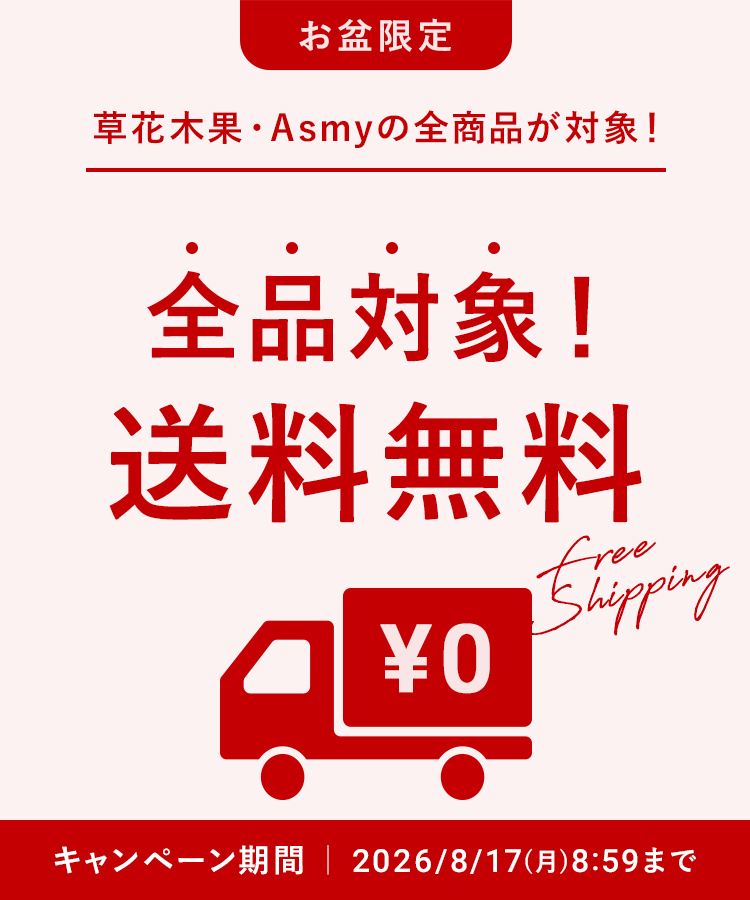 お盆限定送料無料キャンペーン