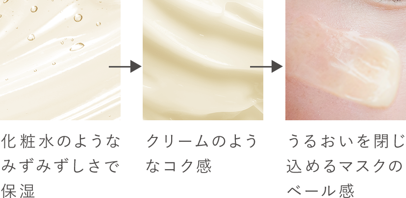 うるおいに満ちたハリツヤ肌に〈多機能ジェルクリーム〉 / 草花