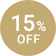 15%OFF