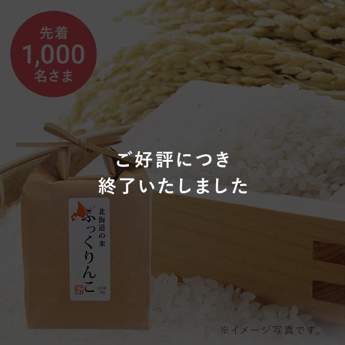 北海道の米 ふっくりんこ1kg