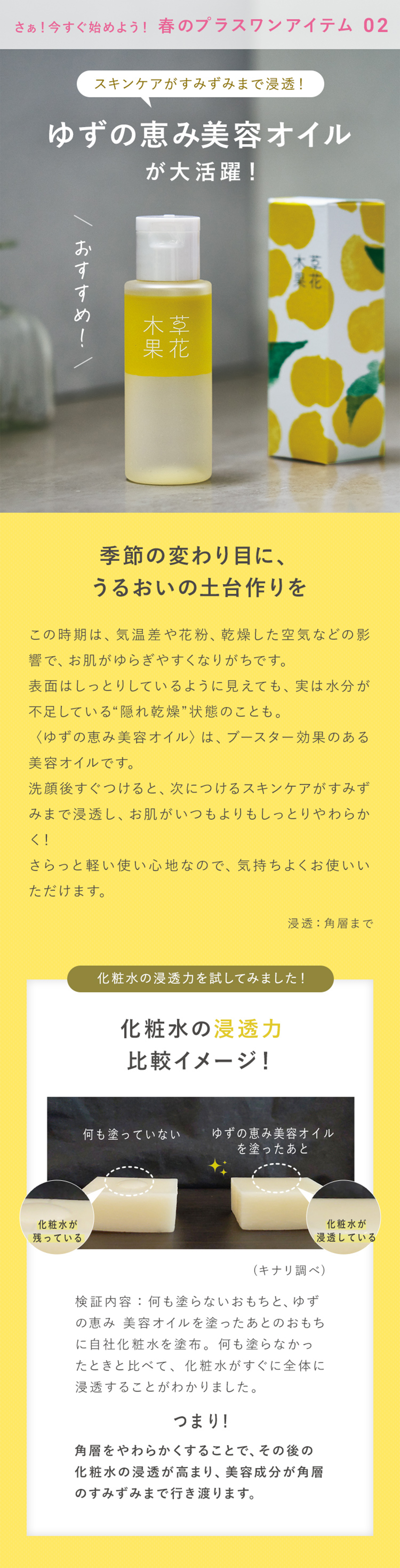 ゆずの恵み美容オイル