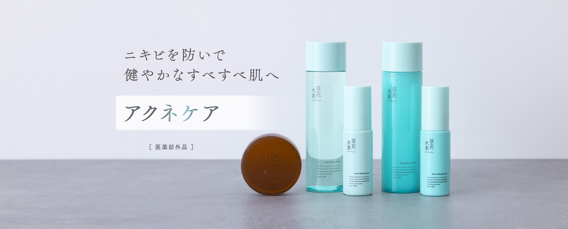ニキビを防いで健やかなすべすべ肌へ アクネケア