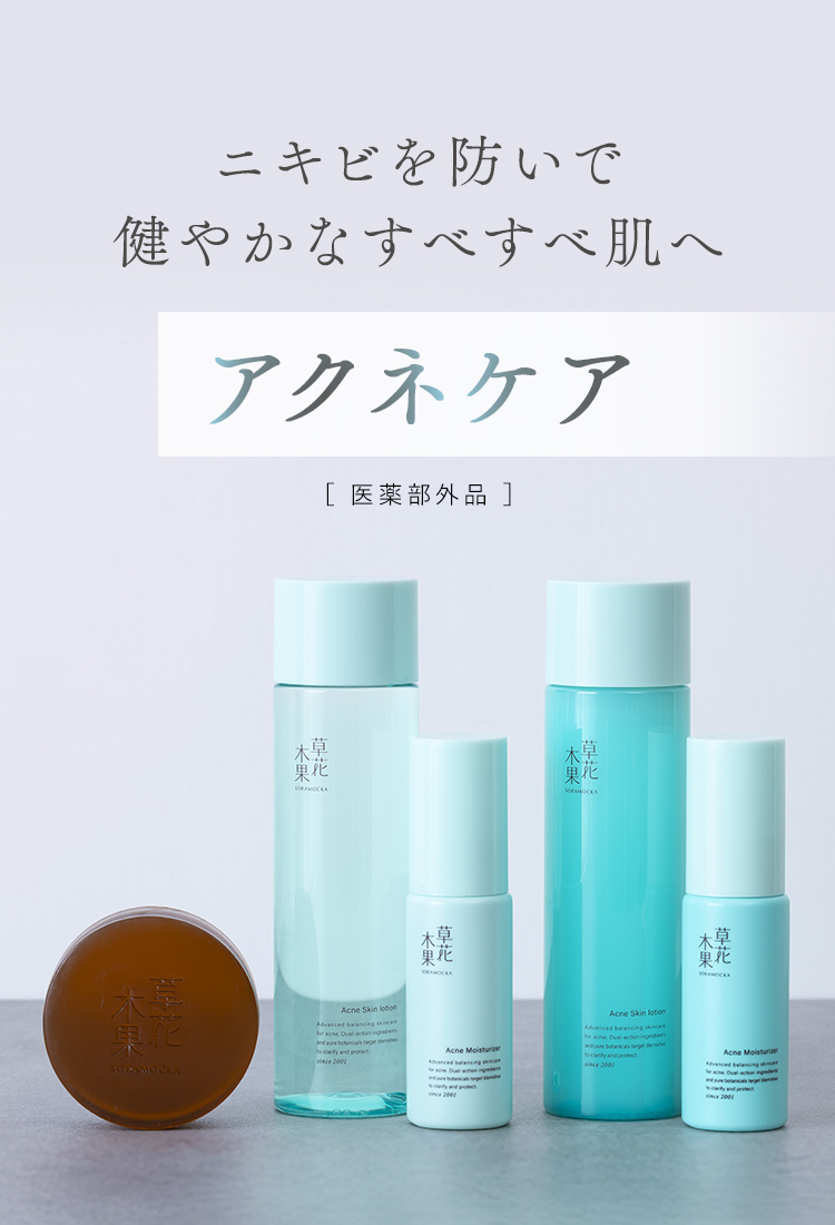 ニキビを防いで健やかなすべすべ肌へ アクネケア