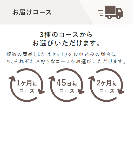 お届けコース