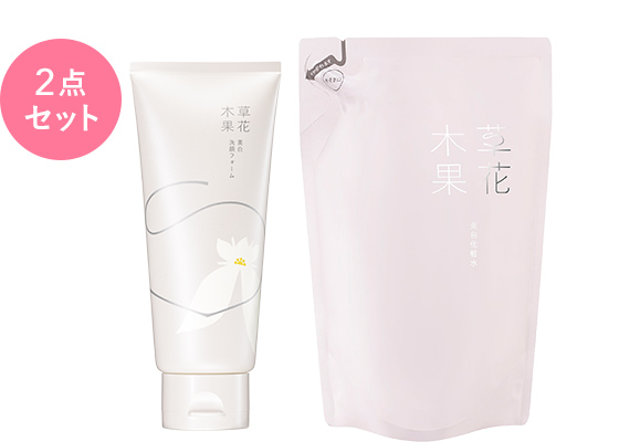 薬用洗顔フォーム+美白化粧水つめかえ用