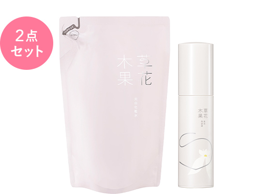 美白化粧水つめかえ用+美白美容液